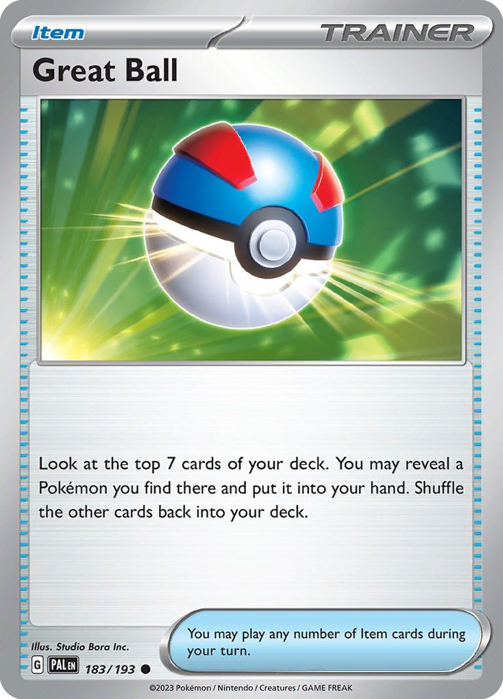 Great Ball — Paldea Evolved #183 / 193