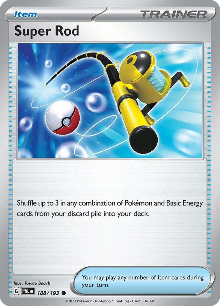 Super Rod — Paldea Evolved #188 / 193