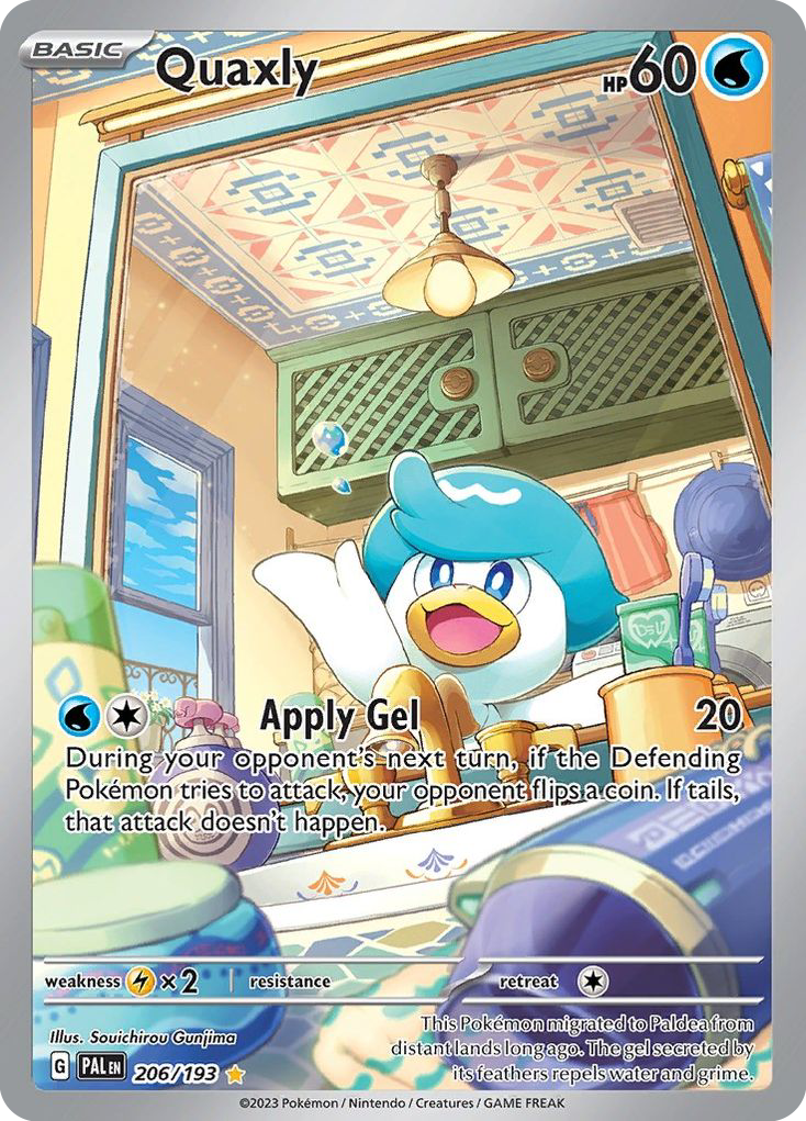 Quaxly — Paldea Evolved #206 / 193