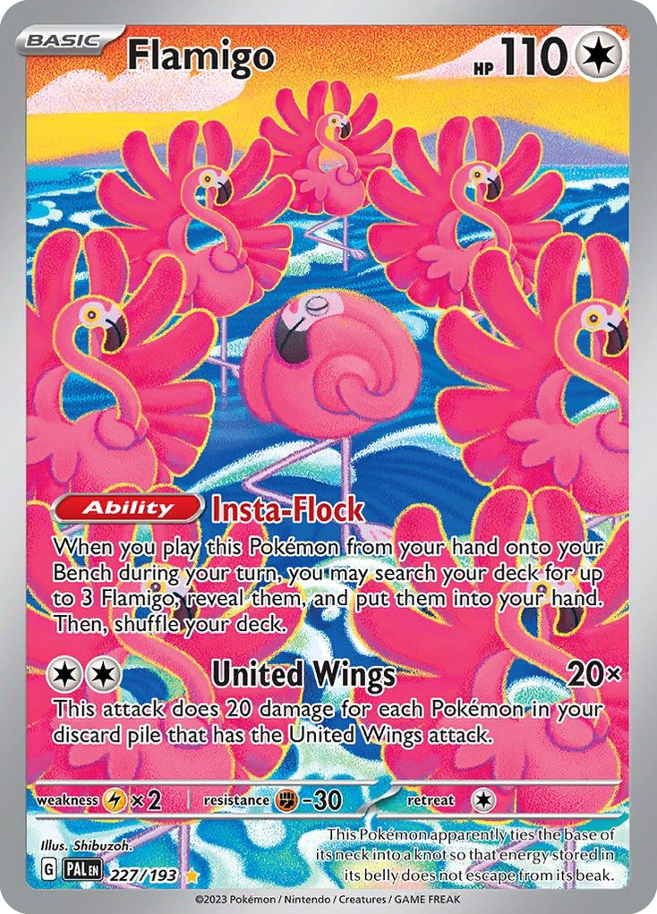 Flamigo — Paldea Evolved #227 / 193