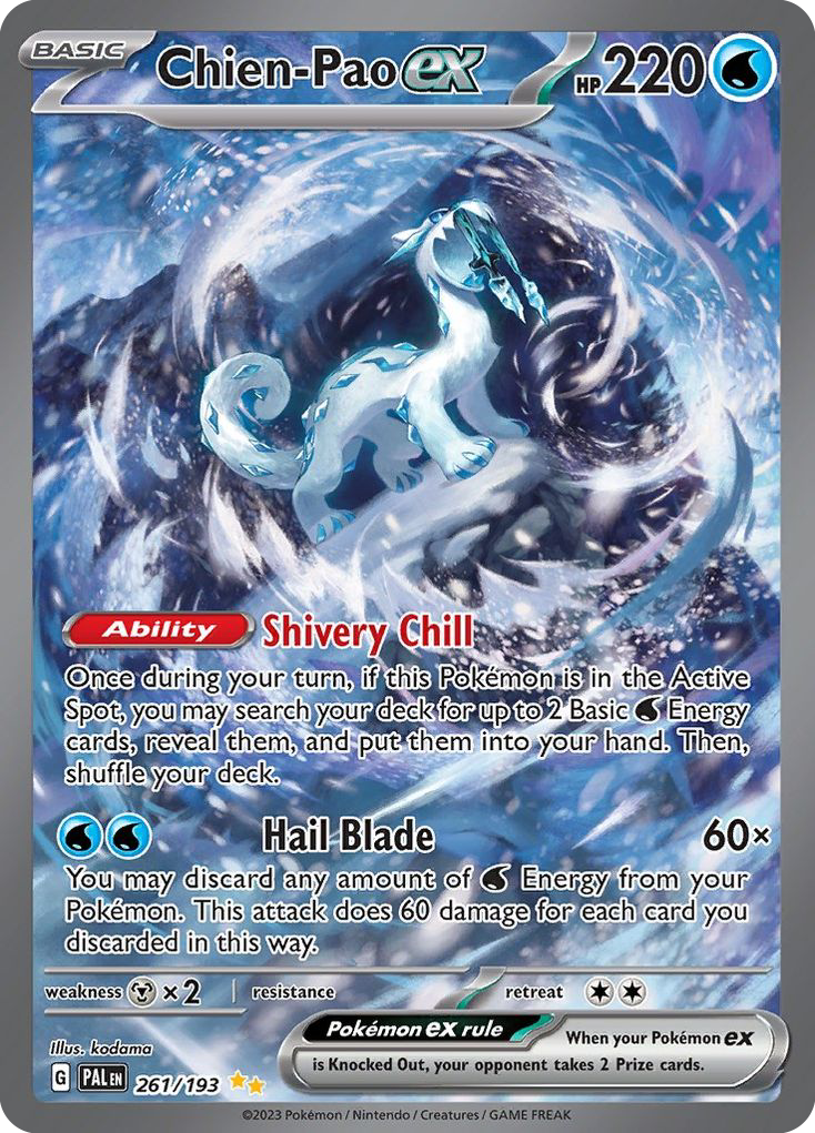 Chien-Pao ex — Paldea Evolved #261 / 193