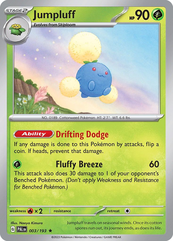 Jumpluff — Paldea Evolved #003 / 193
