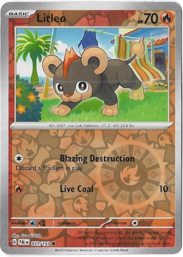 Litleo — Paldea Evolved #031 / 193