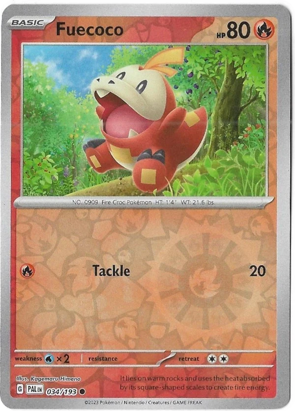 Fuecoco — Paldea Evolved #034 / 193