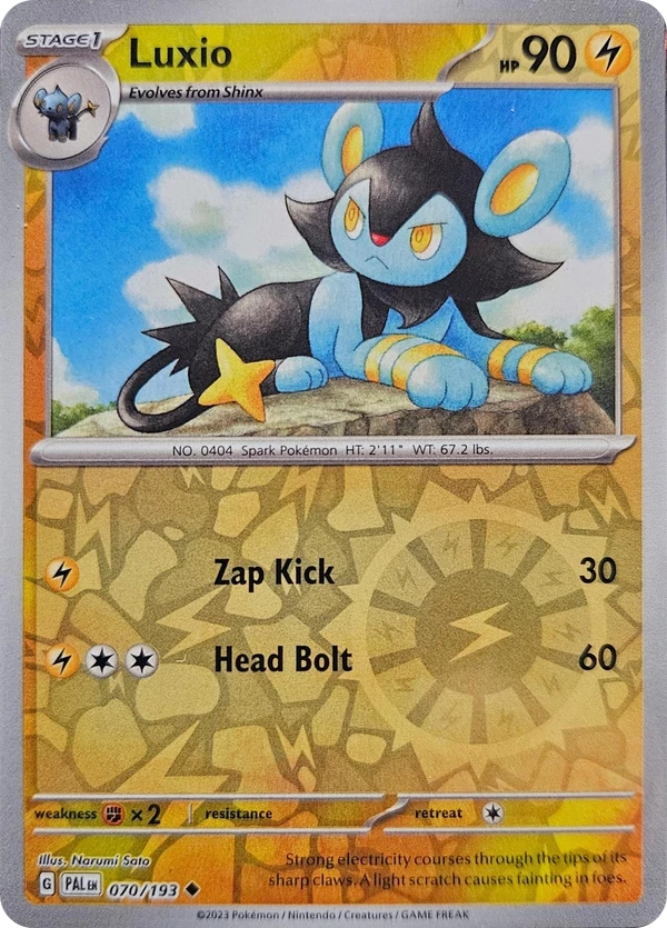 Luxio — Paldea Evolved #070 / 193