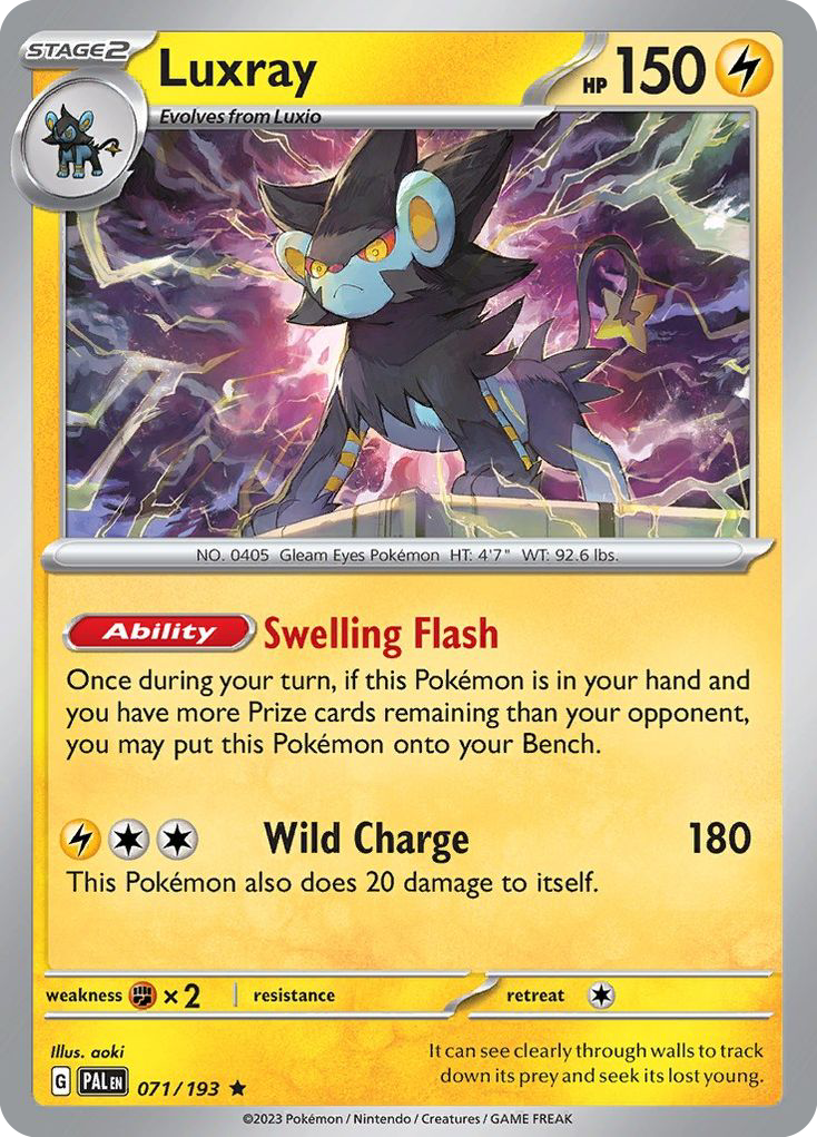Luxray — Paldea Evolved #071 / 193