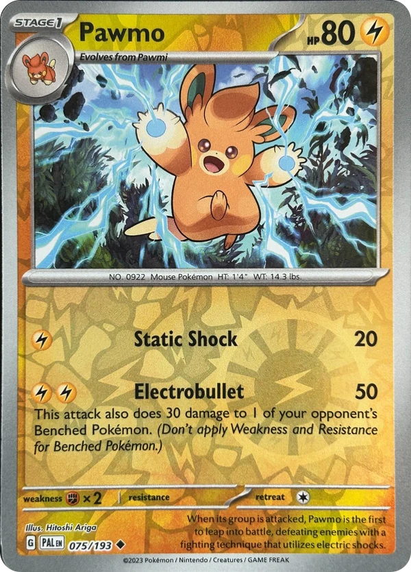 Pawmo — Paldea Evolved #075 / 193