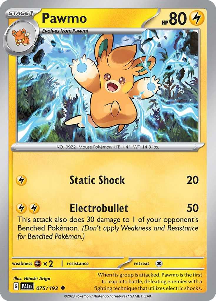 Pawmo — Paldea Evolved #075 / 193