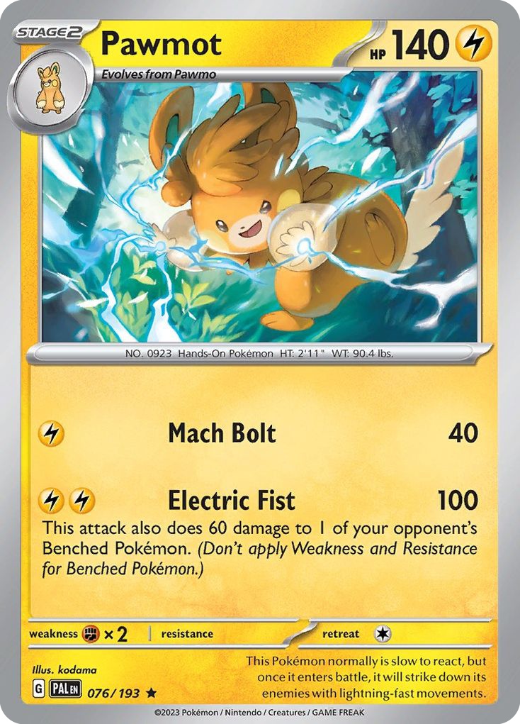 Pawmot — Paldea Evolved #076 / 193