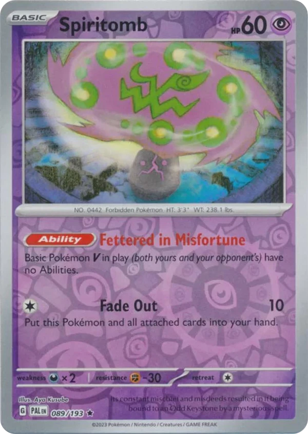 Spiritomb — Paldea Evolved #089 / 193