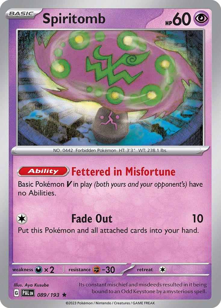 Spiritomb — Paldea Evolved #089 / 193