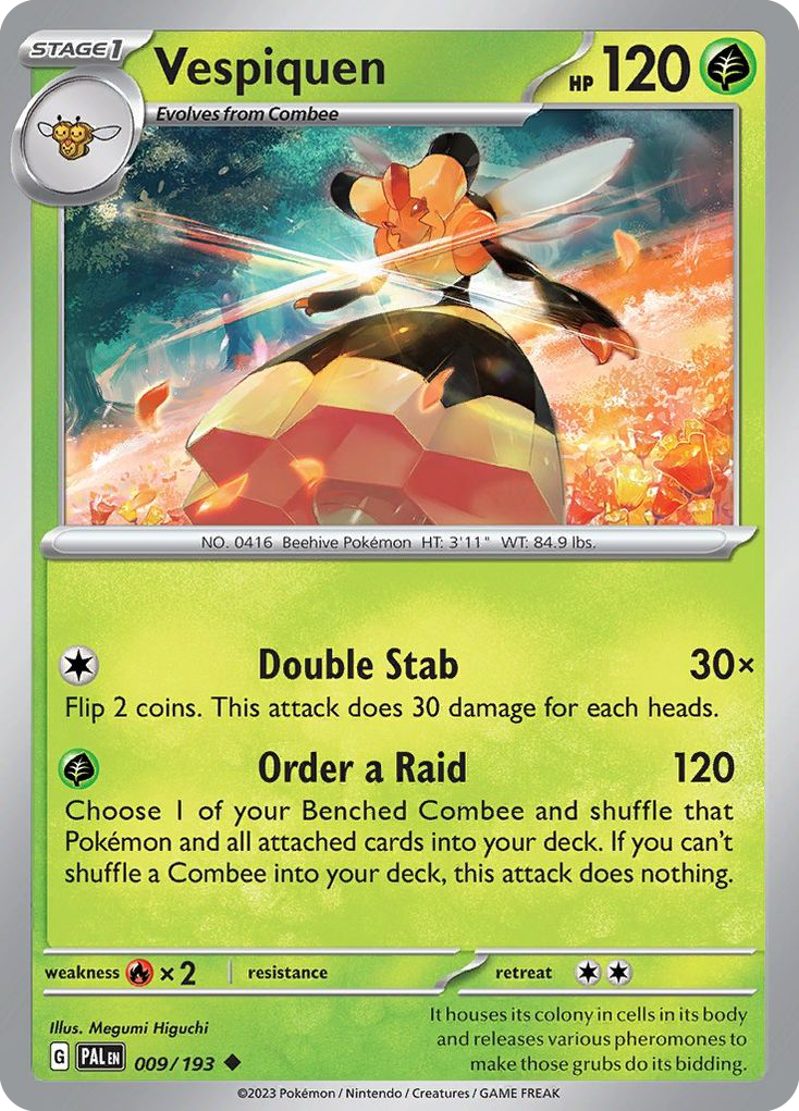 Vespiquen — Paldea Evolved #009 / 193