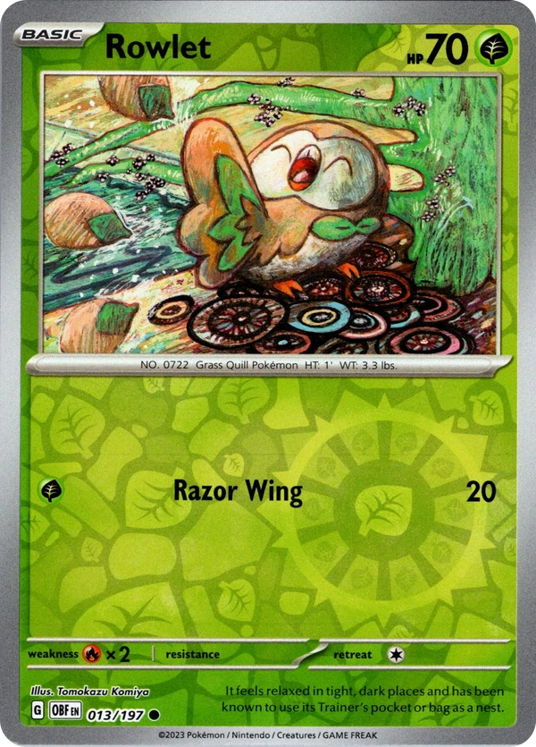 Rowlet — Obsidian Flames #013 / 197
