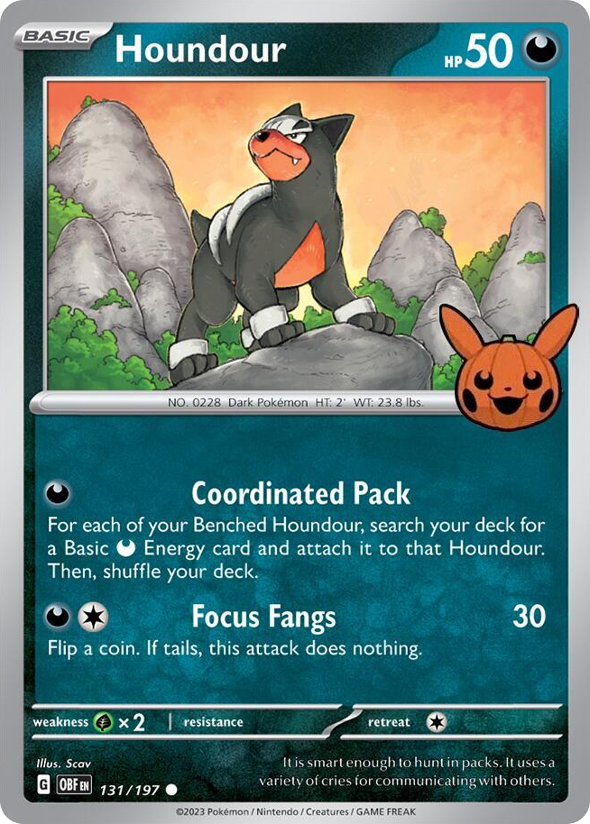Houndour — Obsidian Flames #131 / 197