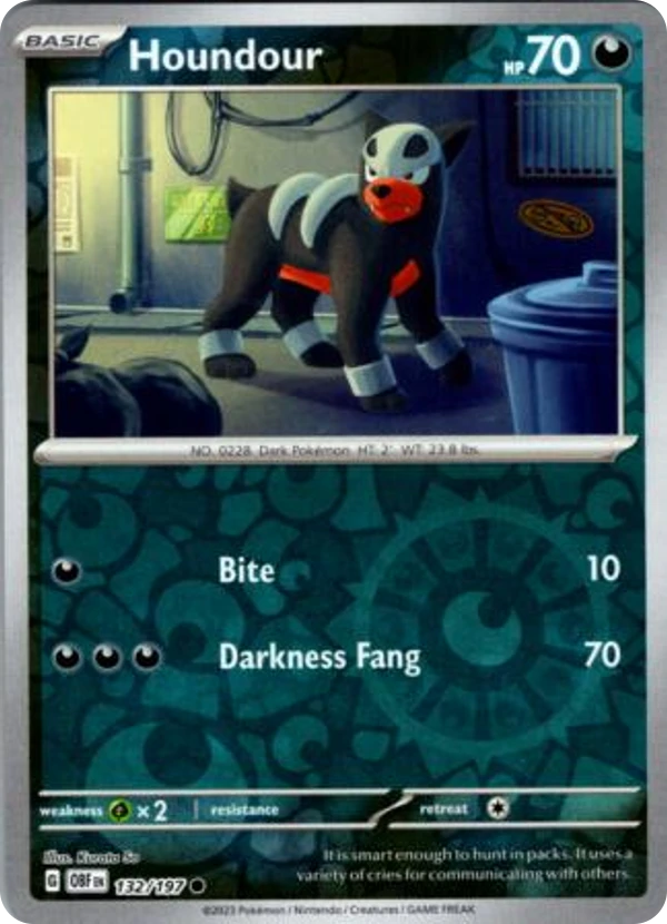 Houndour — Obsidian Flames #132 / 197