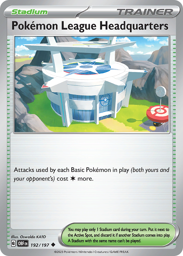 Pokémon League Headquarters — Obsidian Flames #192 / 197