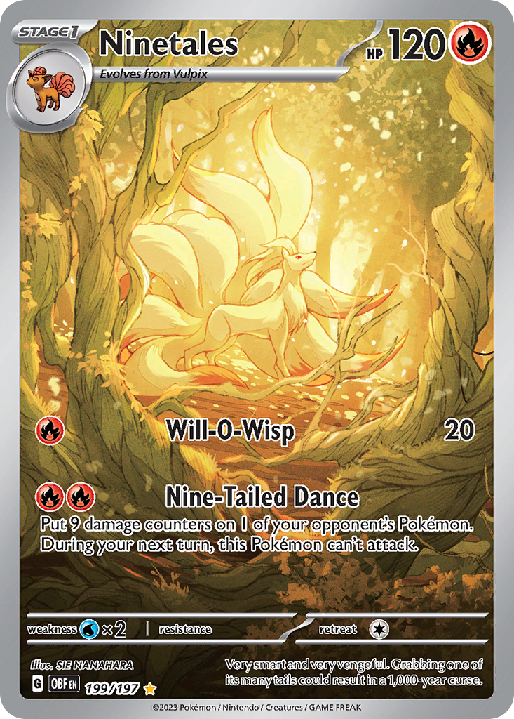 Ninetales — Obsidian Flames #199 / 197