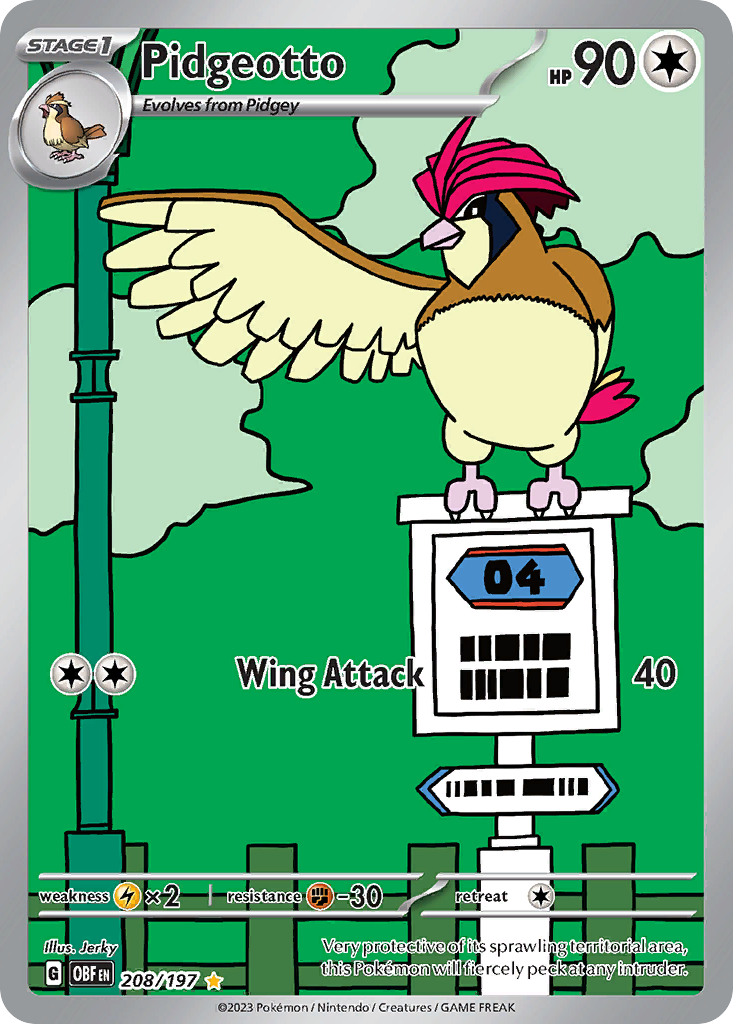 Pidgeotto — Obsidian Flames #208 / 197