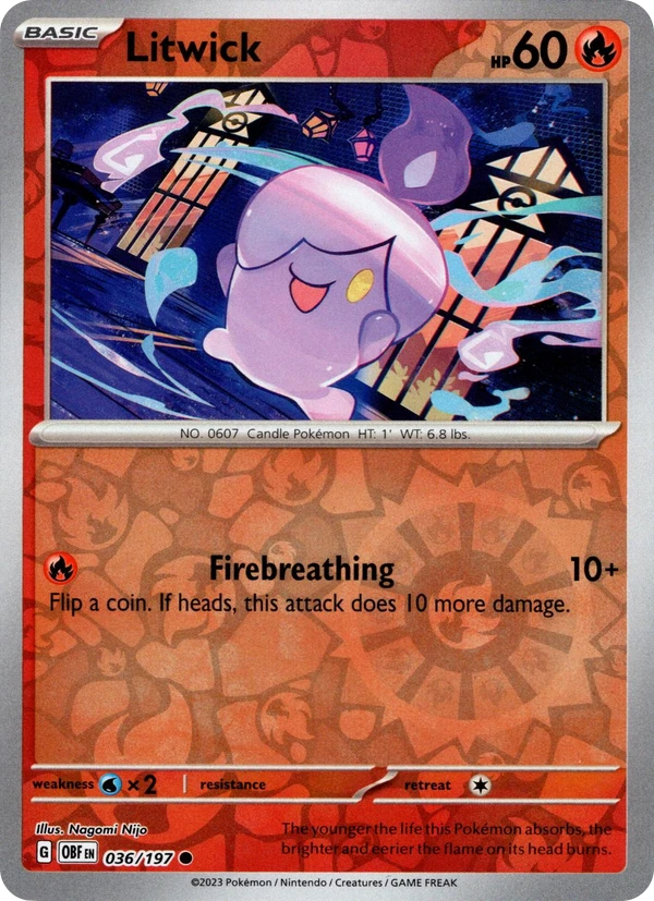 Litwick — Obsidian Flames #036 / 197