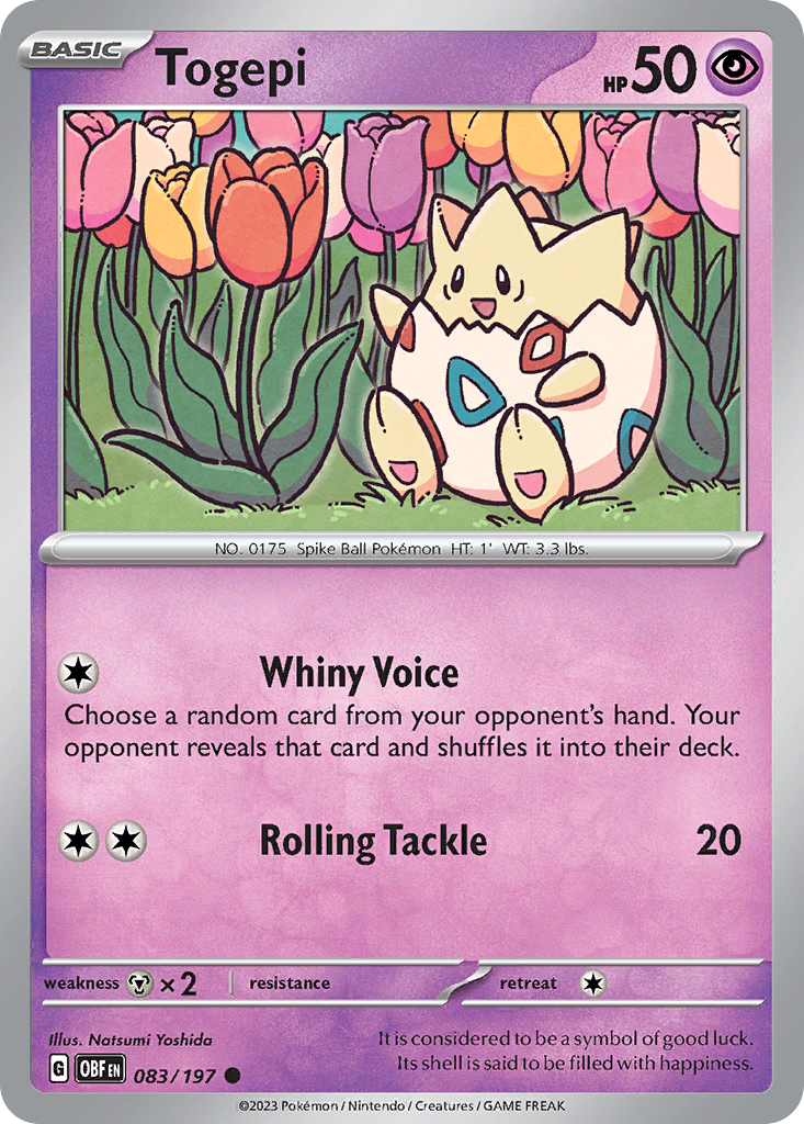 Togepi — Obsidian Flames #083 / 197