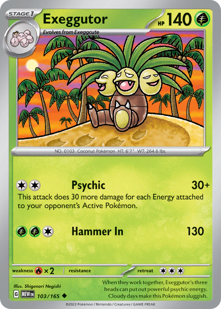 Exeggutor — 151 #103 / 165