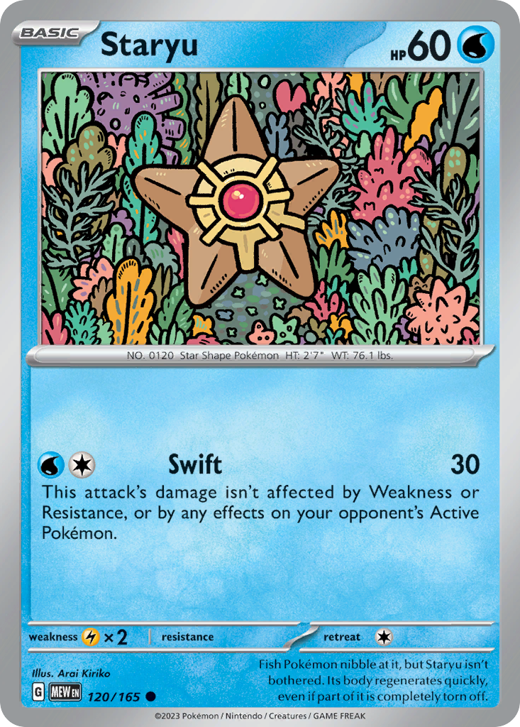 Staryu — 151 #120 / 165