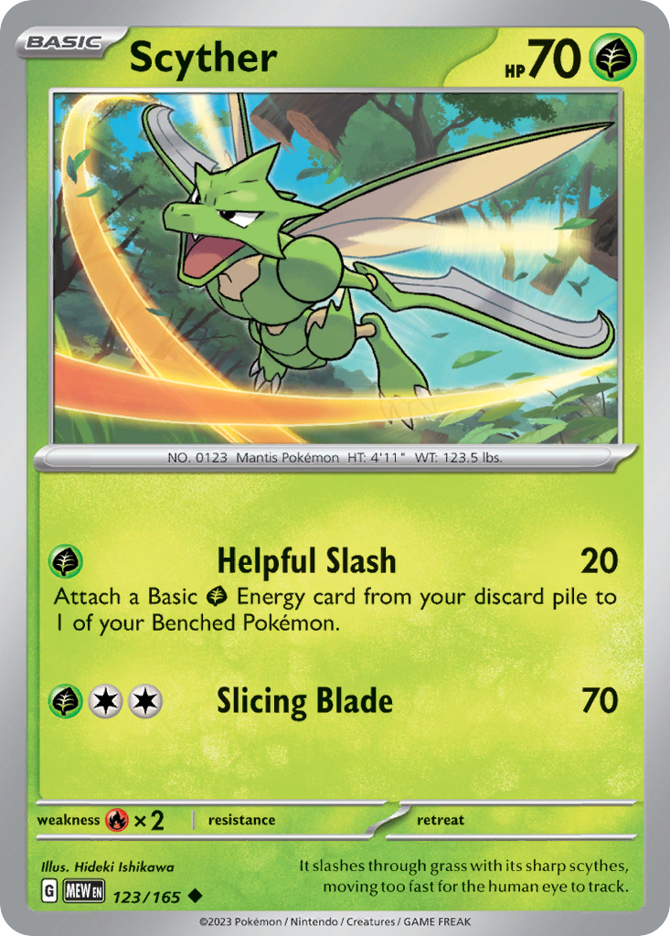 Scyther — 151 #123 / 165