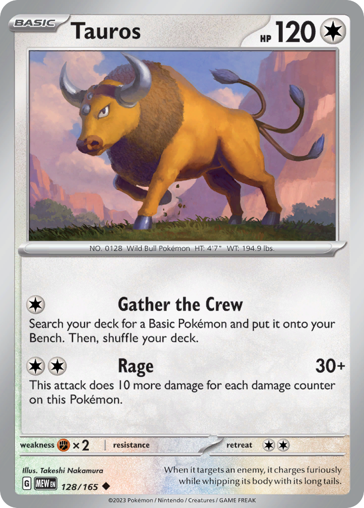 Tauros — 151 #128 / 165