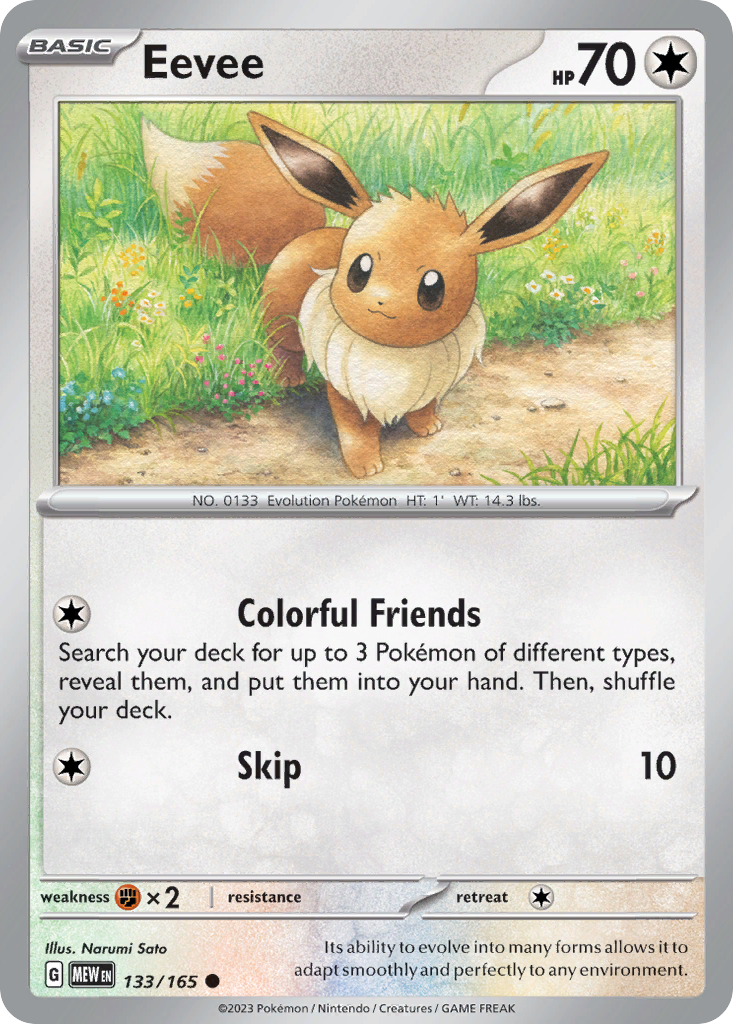 Eevee — 151 #133 / 165