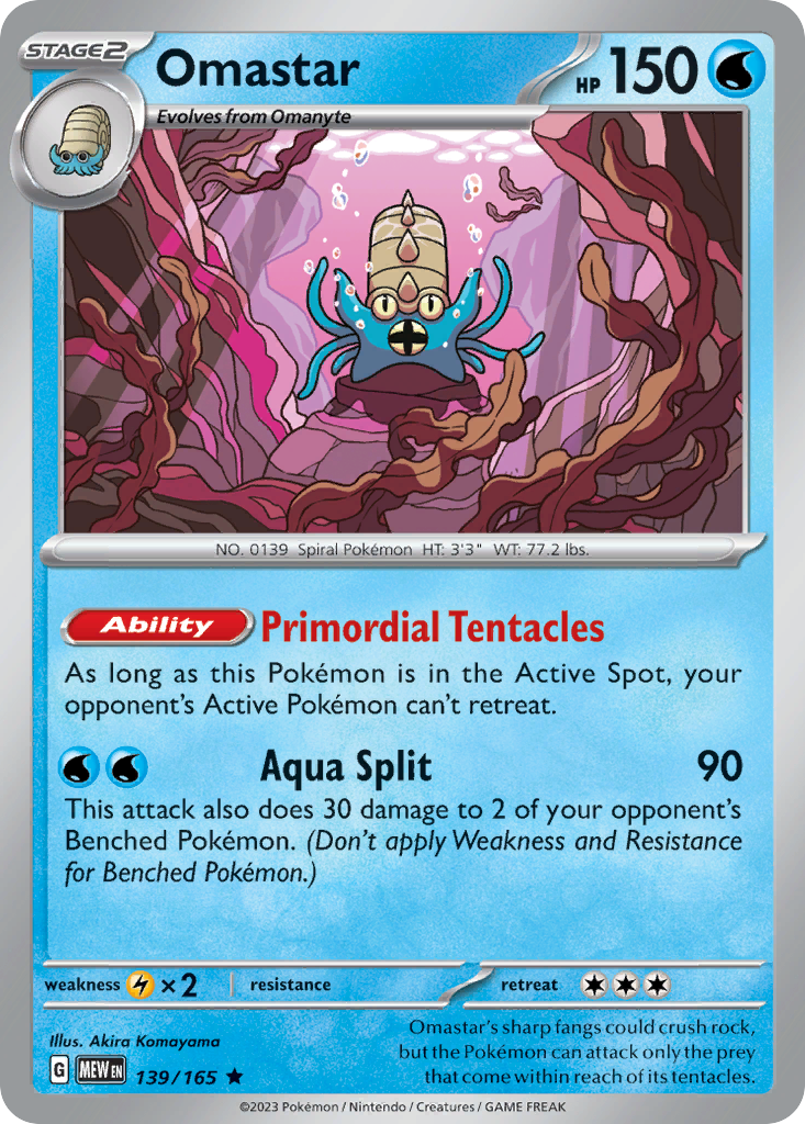 Omastar — 151 #139 / 165