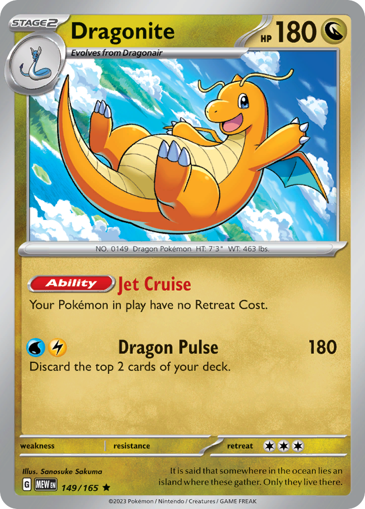 Dragonite — 151 #149 / 165