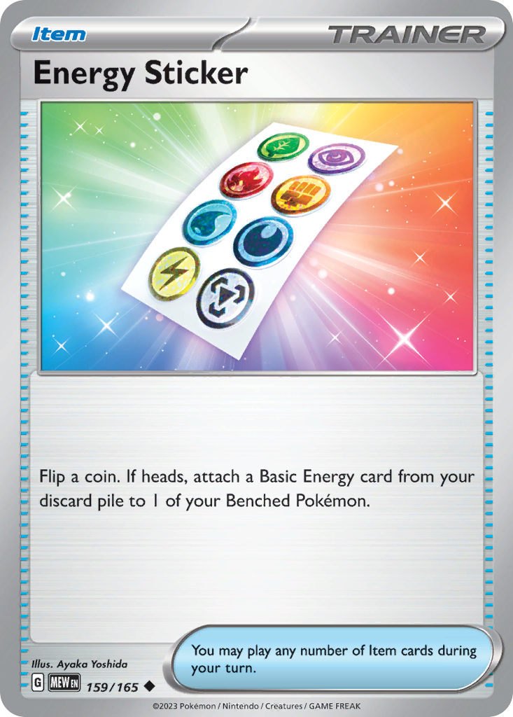 Energy Sticker — 151 #159 / 165
