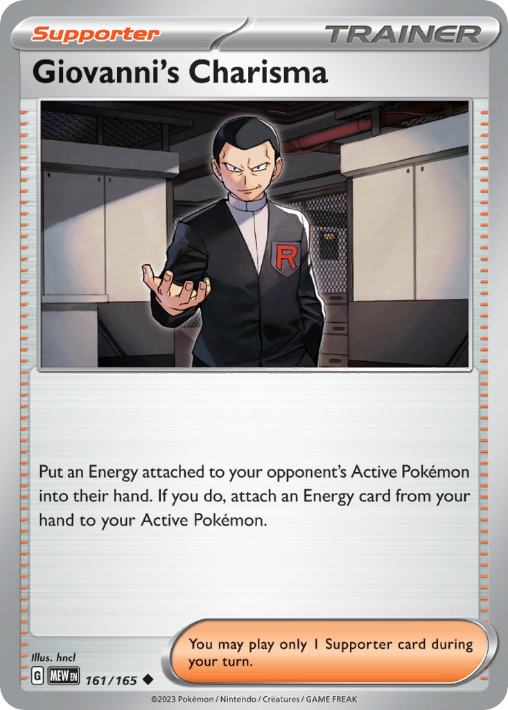 Giovanni's Charisma — 151 #161 / 165