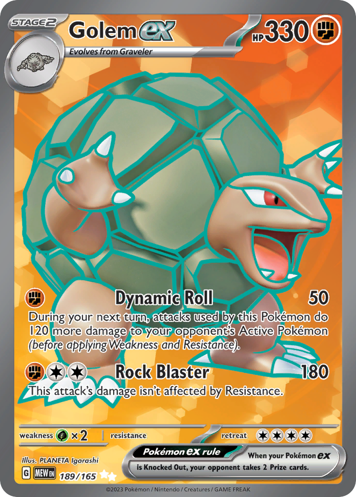 Golem ex — 151 #189 / 165