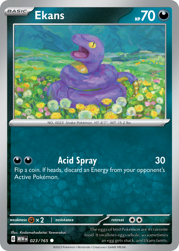 Ekans — 151 #023 / 165