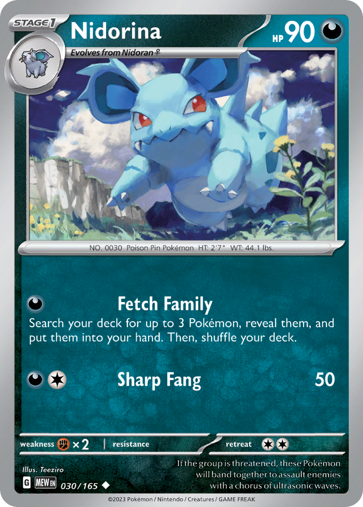Nidorina — 151 #030 / 165