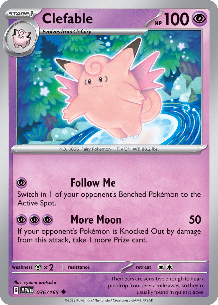 Clefable — 151 #036 / 165