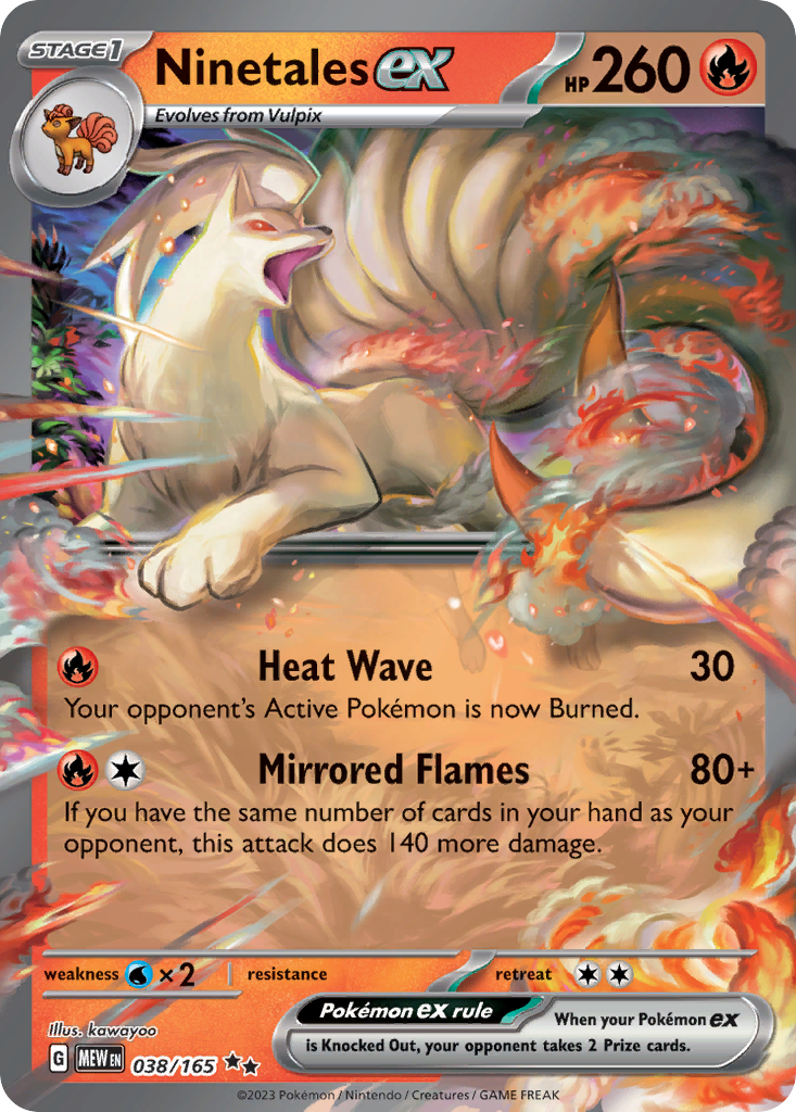 Ninetales ex — 151 #038 / 165
