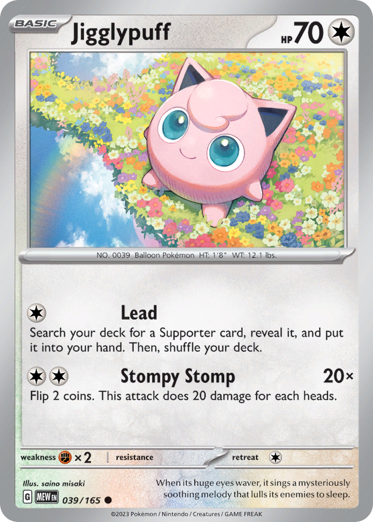 Jigglypuff — 151 #039 / 165