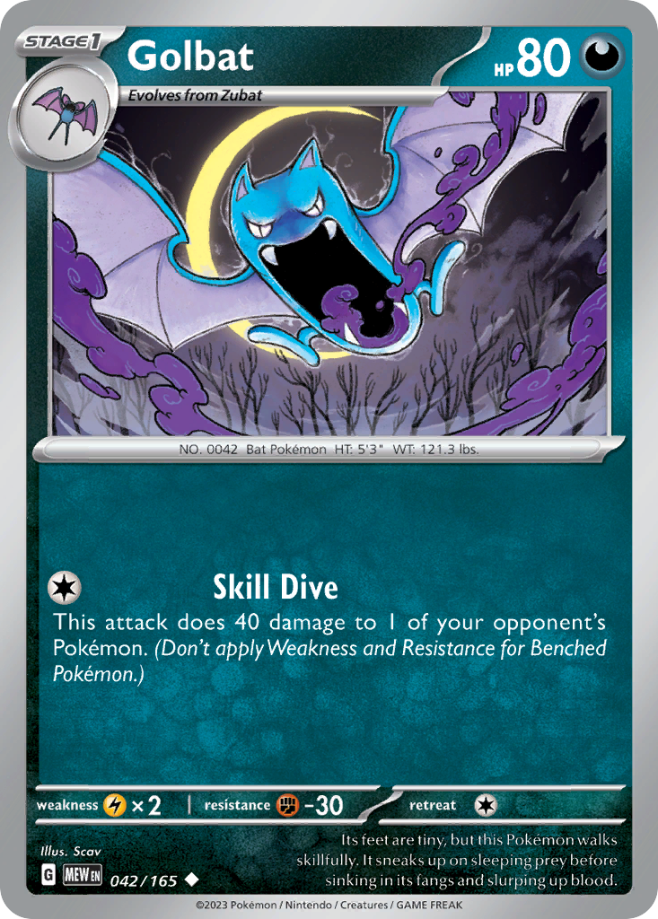 Golbat — 151 #042 / 165