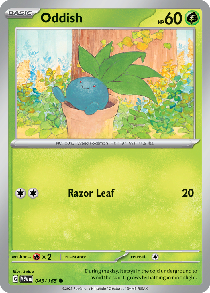 Oddish — 151 #043 / 165