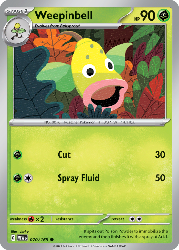 Weepinbell — 151 #070 / 165