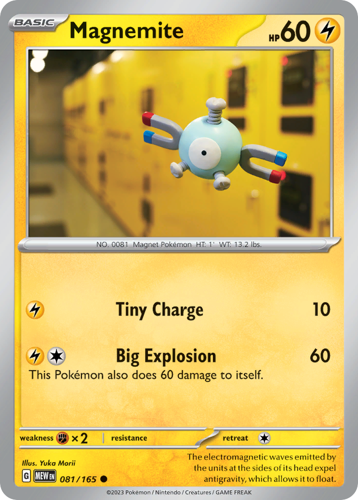 Magnemite — 151 #081 / 165