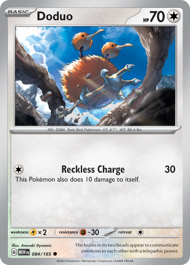 Doduo — 151 #084 / 165