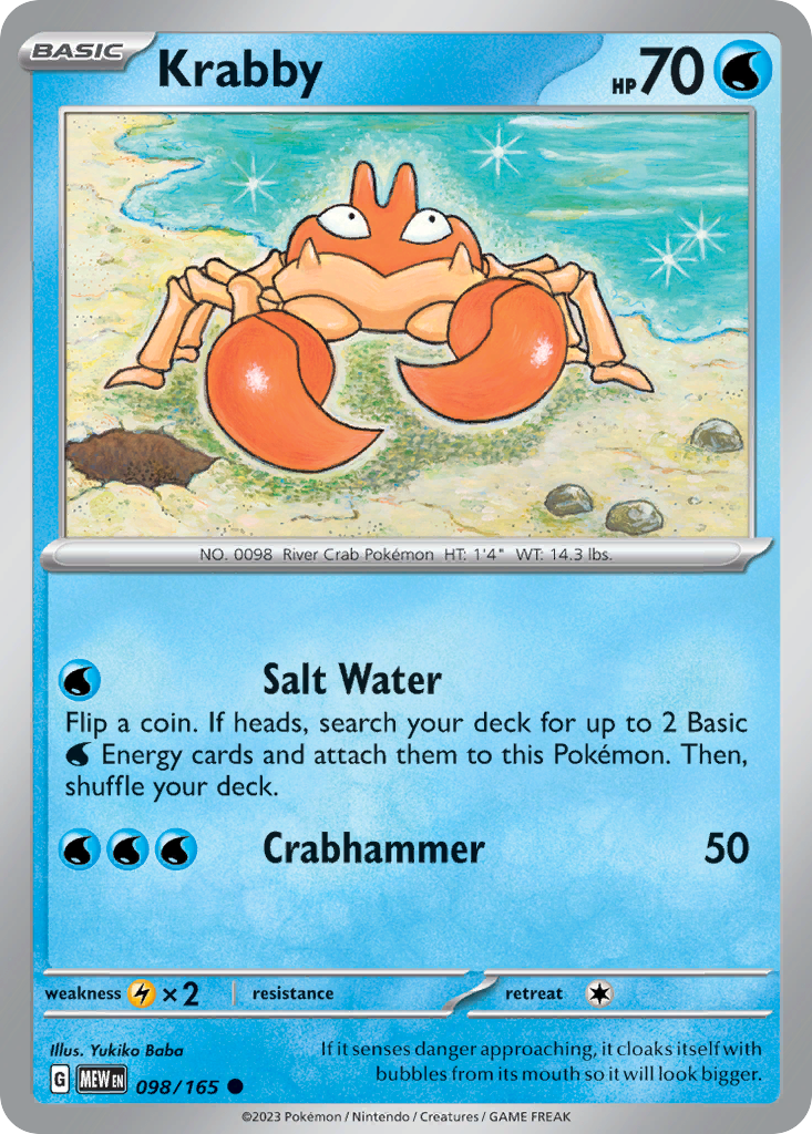 Krabby — 151 #098 / 165