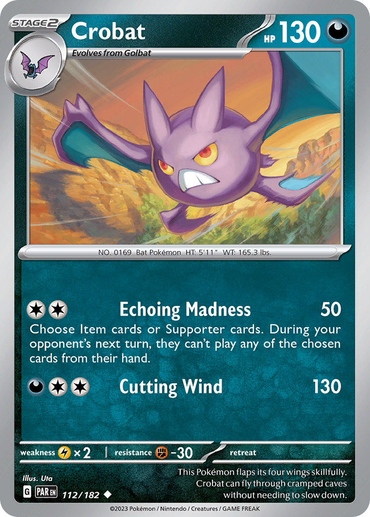 Crobat — Paradox Rift #112 / 182