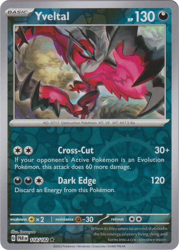 Yveltal — Paradox Rift #118 / 182