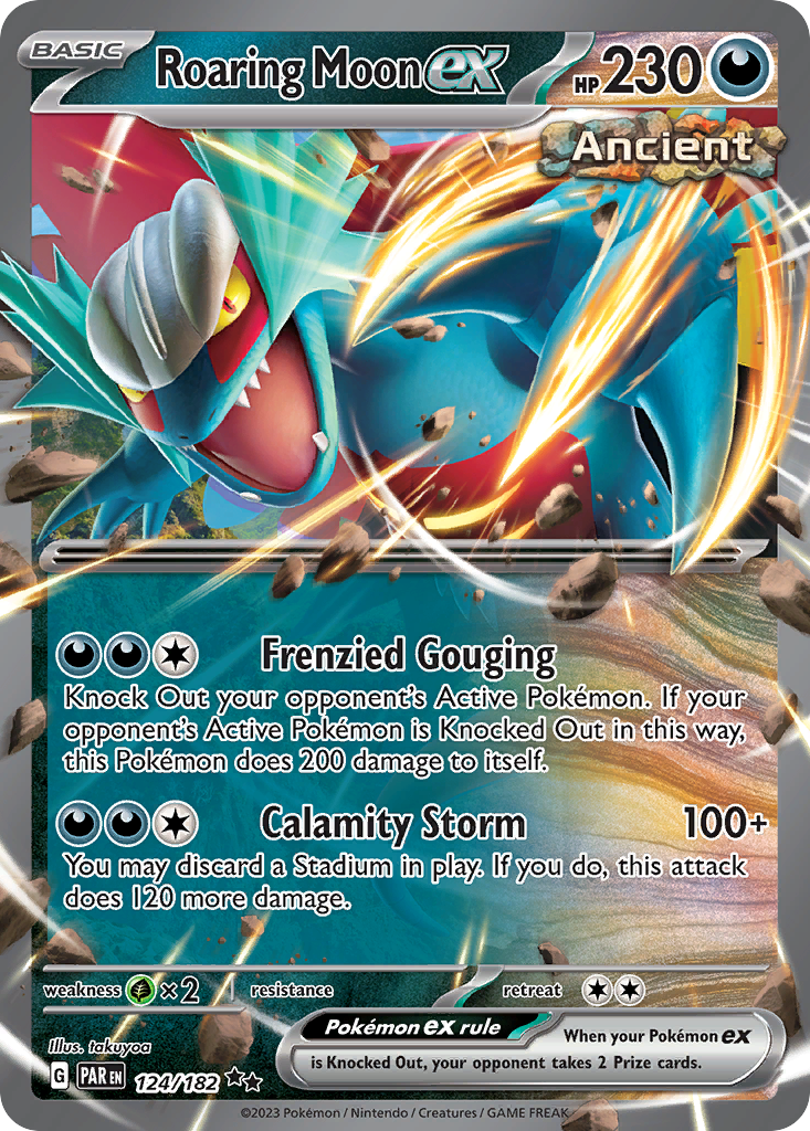 Roaring Moon ex — Paradox Rift #124 / 182