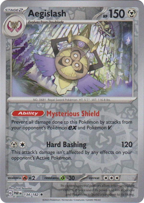 Aegislash — Paradox Rift #134 / 182