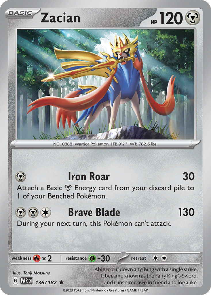 Zacian — Paradox Rift #136 / 182